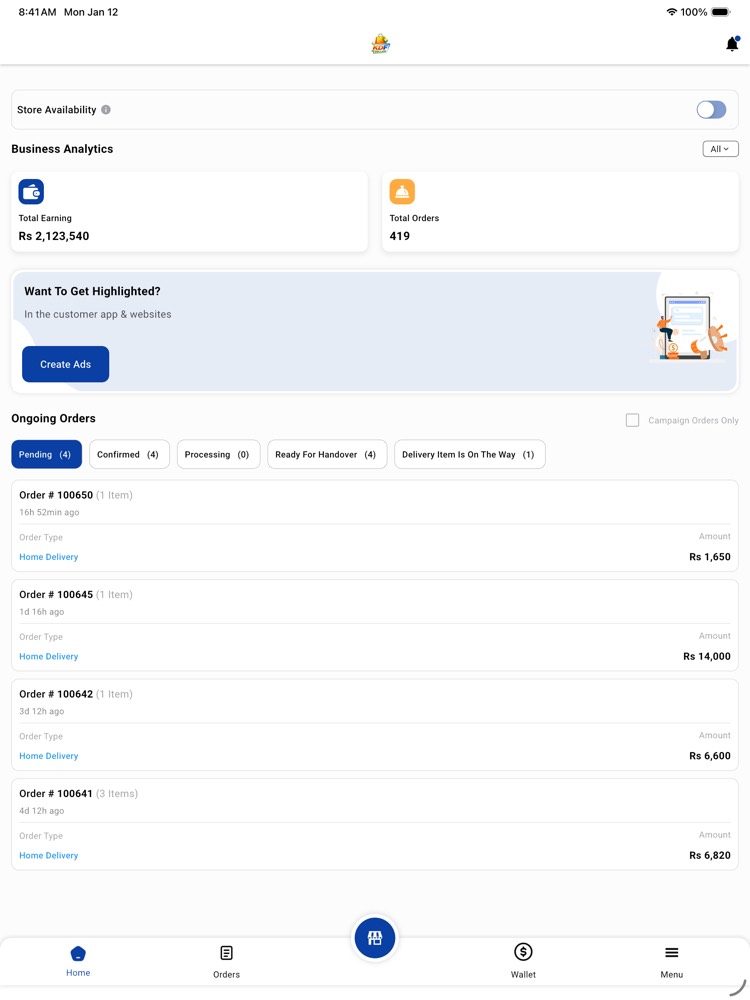 KDF POS & ERP project